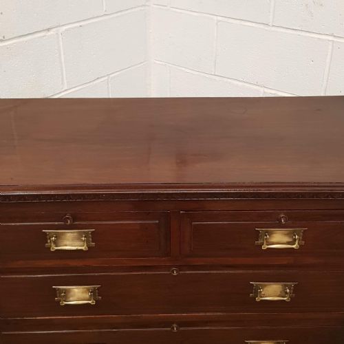 fig 1. ANTIQUE EDWARDIAN MAHOGANY CHEST OF DRAWERS C1900