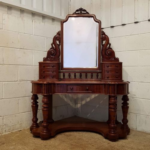 fig 1. ANTIQUE VICTORIAN MAHOGANY DUCHESS DRESSING TABLE C1860