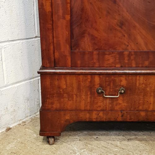 fig 1. ANTIQUE 19TH Cent BIEDERMEIER MAHOGANY BOOKCASE C1870