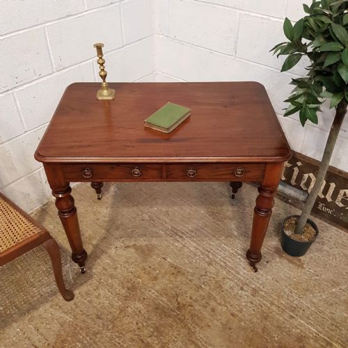 Antique Victorian Mahogany Side Table C1880