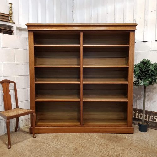 Antique Victorian Large Mahogany Bookcase C1880