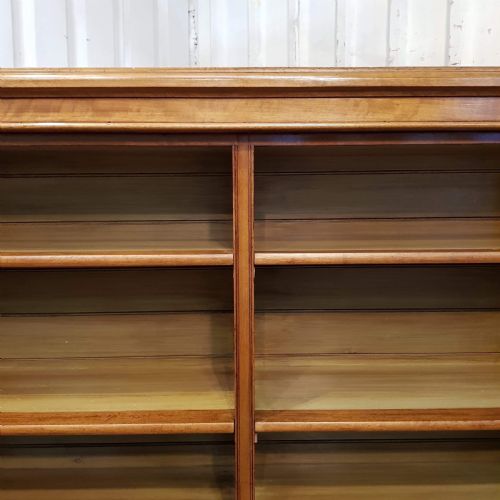 fig 1. ANTIQUE VICTORIAN LARGE MAHOGANY BOOKCASE C1880