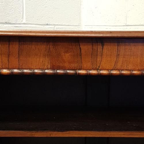 fig 2. ANTIQUE WILLIAM 1V MAHOGANY OPEN BOOKCASE C1830