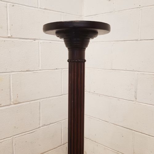 fig 2. ANTIQUE PAIR VICTORIAN MAHOGANY TORCHERE’S C1880