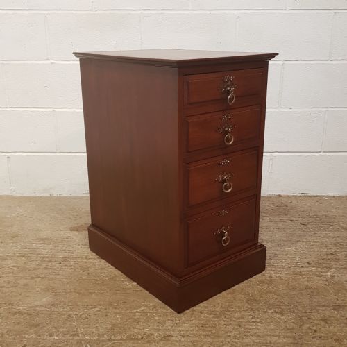 fig 1. ANTIQUE PAIR EDWARDIAN MAHOGANY SIDE CABINETS C1900