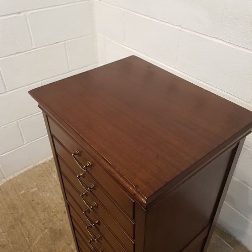 fig 2. ANTIQUE EDWARDIAN MAHOGANY MUSIC CABINET WITH SECRET DRAWER C1900