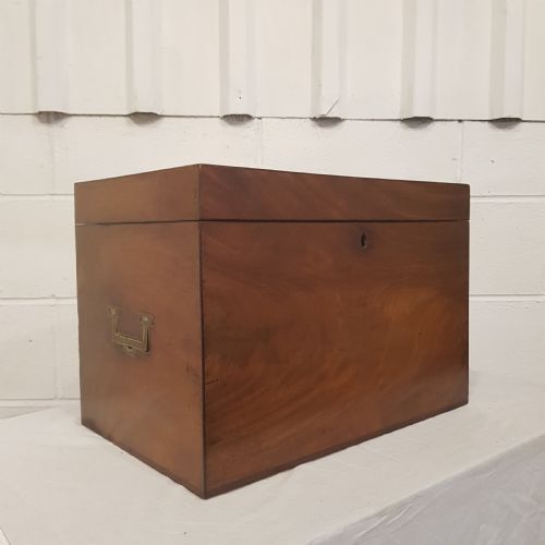 Antique Regency Mahogany Cellarette Box C1820