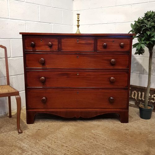 Antique Regency Mahogany Chest of Drawers C1820