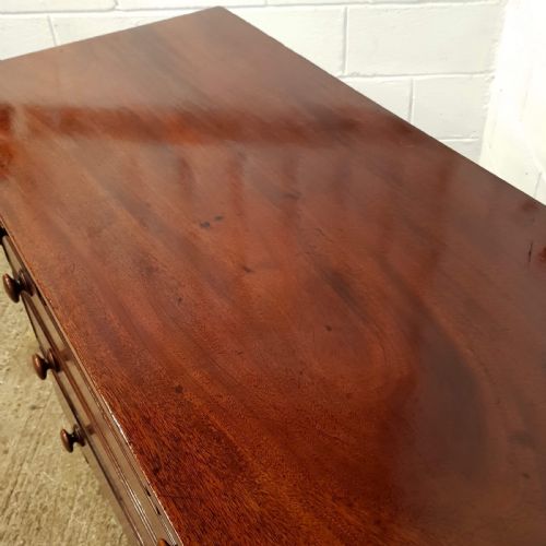 fig 1. ANTIQUE REGENCY MAHOGANY CHEST OF DRAWERS C1820