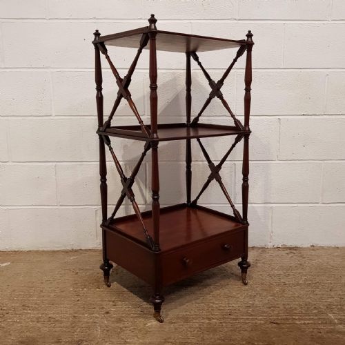 Antique William 1v Mahogany What-not C1830
