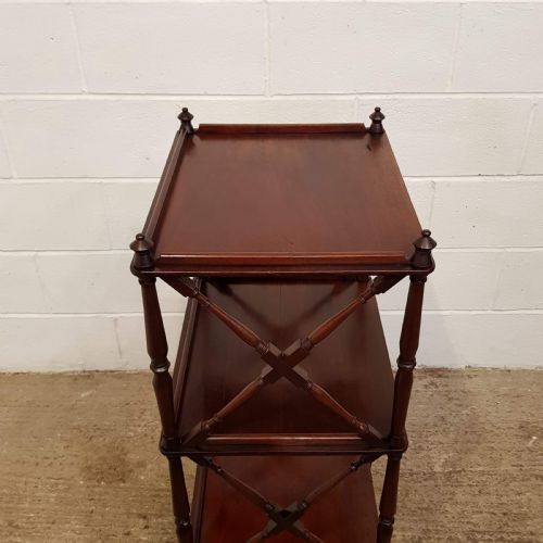 fig 1. ANTIQUE WILLIAM 1V MAHOGANY WHAT-NOT C1830