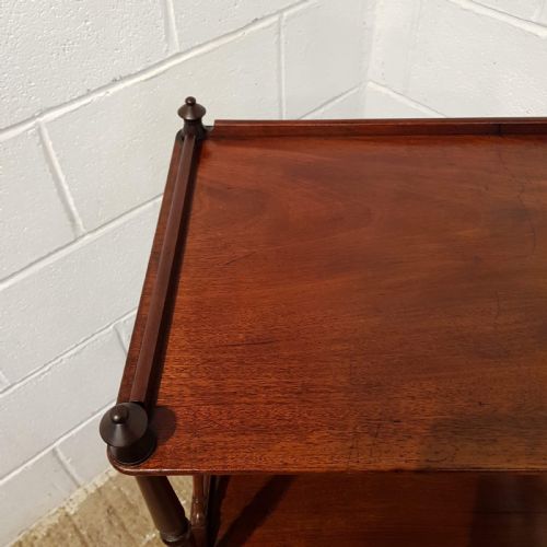 fig 2. ANTIQUE WILLIAM 1V MAHOGANY WHAT-NOT C1830