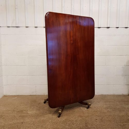 fig 1. ANTIQUE REGENCY MAHOGANY TILT TOP DINING TABLE C1820