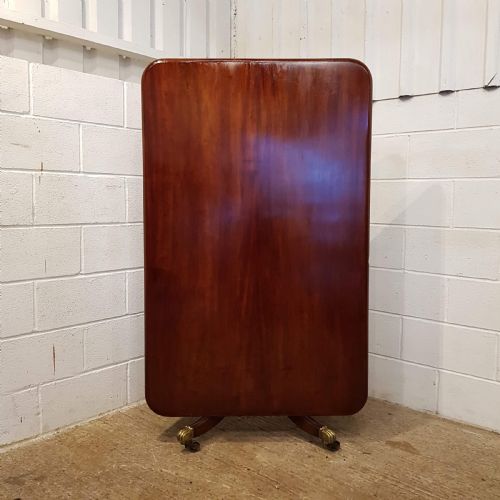 fig 2. ANTIQUE REGENCY MAHOGANY TILT TOP DINING TABLE C1820