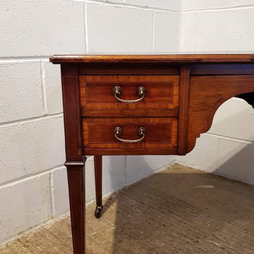 fig 2. ANTIQUE EDWARDIAN REGENCY MAHOGANY DESK C1900