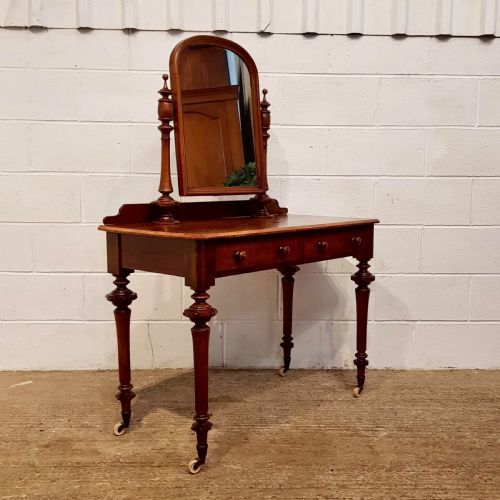 fig 2. ANTIQUE VICTORIAN SATINWOOD DRESSING TABLE C1880