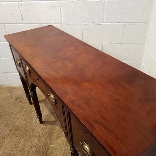 fig 1. ANTIQUE REGENCY MAHOGANY SIDEBOARD WITH SECRET DRAWER & ON GILLOWS LEGS C1820