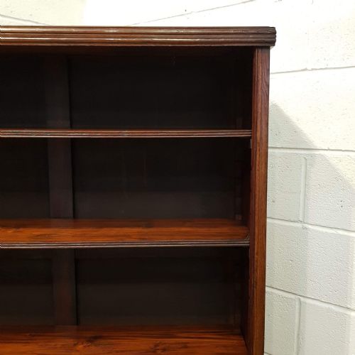 fig 1. ANTIQUE EDWARDIAN OAK BOOKCASE C1900