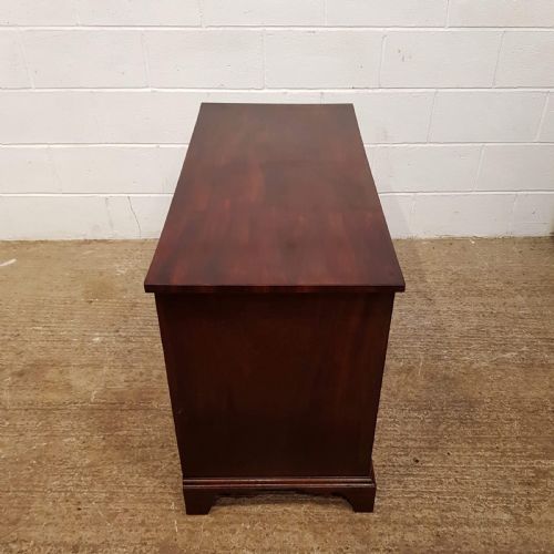 fig 1. ANTIQUE GEORGIAN PERIOD MAHOGANY PEDESTAL DESK C1780