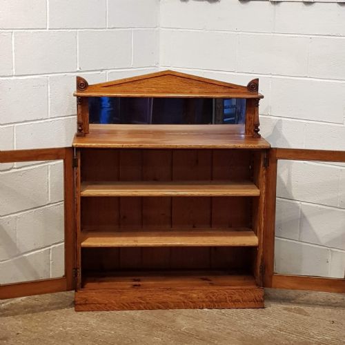 fig 1. ANTIQUE WILLIAM 1V OAK CHIFFONIER CABINET C1830