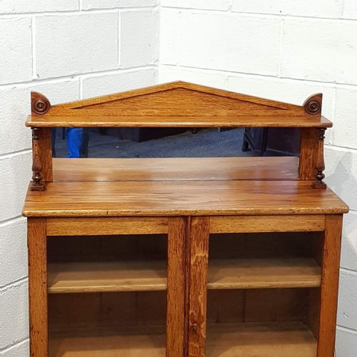 fig 2. ANTIQUE WILLIAM 1V OAK CHIFFONIER CABINET C1830