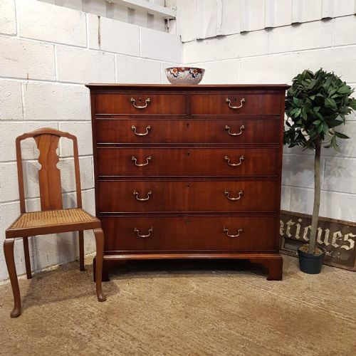 Antique Georgian Period Mahogany Chest of Drawers C1780