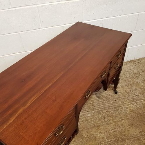 fig 1. ANTIQUE EDWARDIAN MAHOGANY DESK C1900