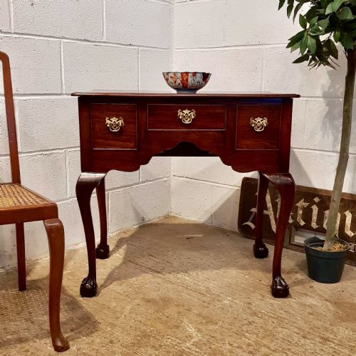 Antique Edwardian Mahogany Lowboy C1900