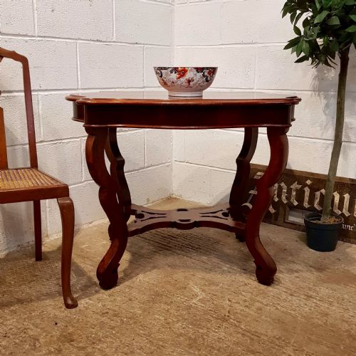 Antique 19th Century  Biedermeier Walnut Centre Table C1870