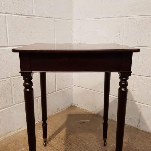 fig 2. ANTIQUE EDWARDIAN MAHOGANY SIDE TABLE C1900