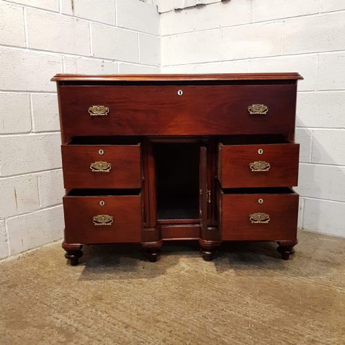 fig 2. ANTIQUE VICTORIAN MAHOGANY SIDEBOARD C1880