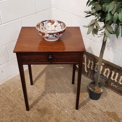 fig 2. ANTIQUE REGENCY MAHOGANY SIDE TABLE C1820