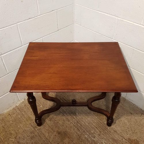 fig 1. ANTIQUE LATE VICTORIAN MAHOGANY SIDE WRITING TABLE C1890