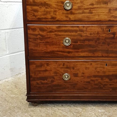 fig 2. ANTIQUE REGENCY MAHOGANY CHEST OF DRAWERS C1820