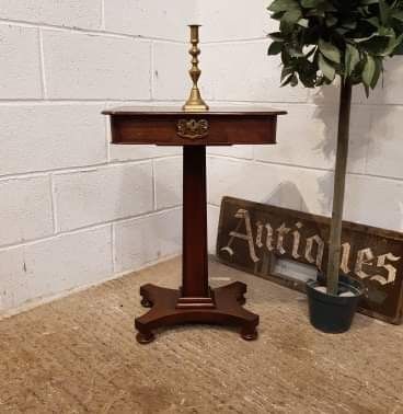 Antique William 1v Mahogany Side Table C1830