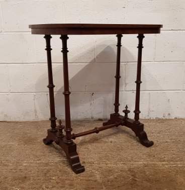 fig 2. ANTIQUE VICTORIAN MAHOGANY SIDE TABLE C1880