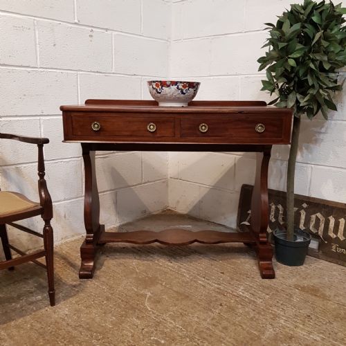 Antique Victorian Mahogany Side Table C1880