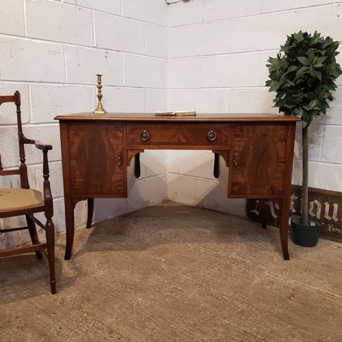 Antique Edwardian Regency Mahogany Writing Desk C1900