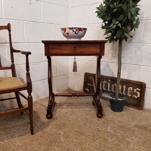 Antique William 1v Mahogany Side Table C1830