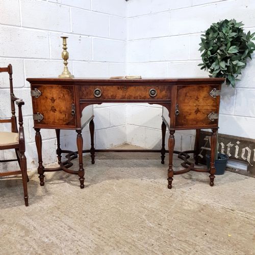 Antique Burr Walnut Desk C1920