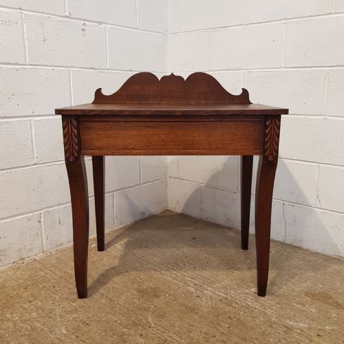 fig 1. ANTIQUE WILLIAM 1V OAK HALL TABLE C1830