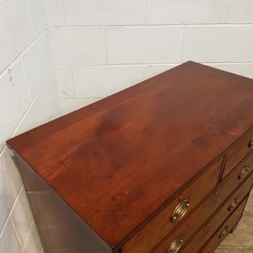 fig 2. ANTIQUE REGENCY MAHOGANY CHEST OF DRAWERS C1820