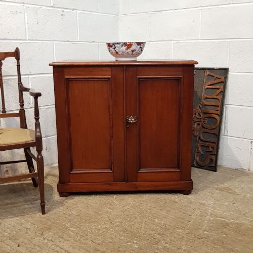 Antique Victorian Mahogany Fitted Cabinet C1880