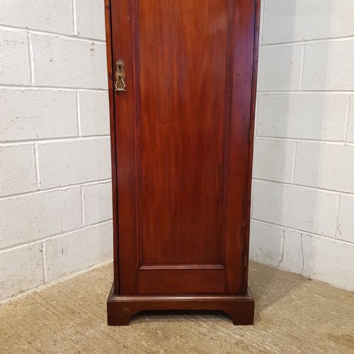 fig 1. ANTIQUE VICTORIAN SINGLE MAHOGANY SENTRY BOX FITTED WARDROBE C1880