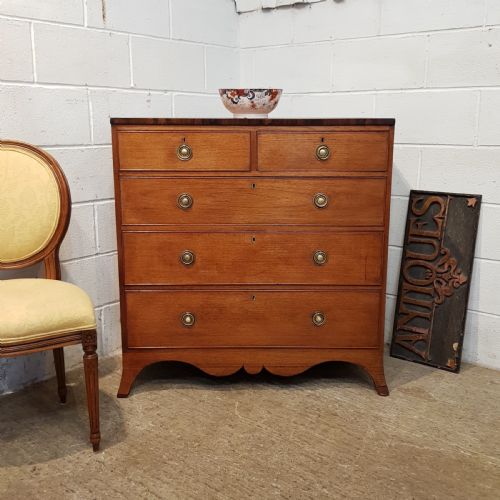 Antique Regency Mahogany Chest of Drawers C1820
