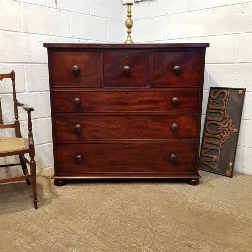 Antique Early 19th Century Mahogany Chest of Drawers C1840