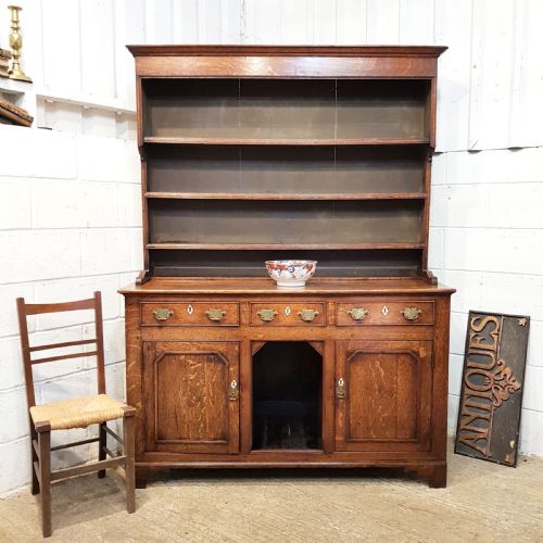 Antique 18th Century Period Country Oak Dresser C1780