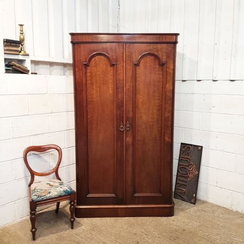 Antique Victorian. Mahogany Doubke Wardrobe C1880