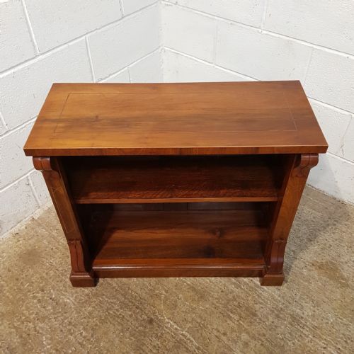 fig 2. ANTIQUE PAIR SMALL EDWARDIAN INLAID MAHOGANY BOOKCASES C1900