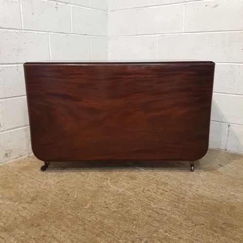 fig 1. ANTIQUE LATE 18TH CENTURY CUBAN MAHOGANY DROP LEAF DINING TABLE C1790